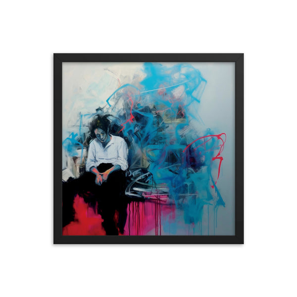 Thoughts 2 Framed photo paper poster - Pennyhill's Regret