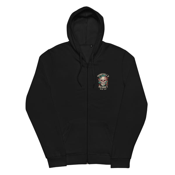Unisex basic zip hoodie - Pennyhill's Regret