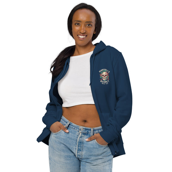 Unisex basic zip hoodie - Pennyhill's Regret