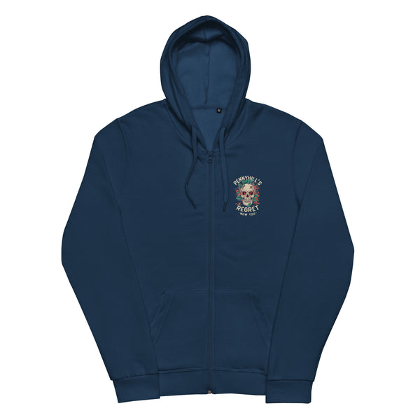 Unisex basic zip hoodie - Pennyhill's Regret