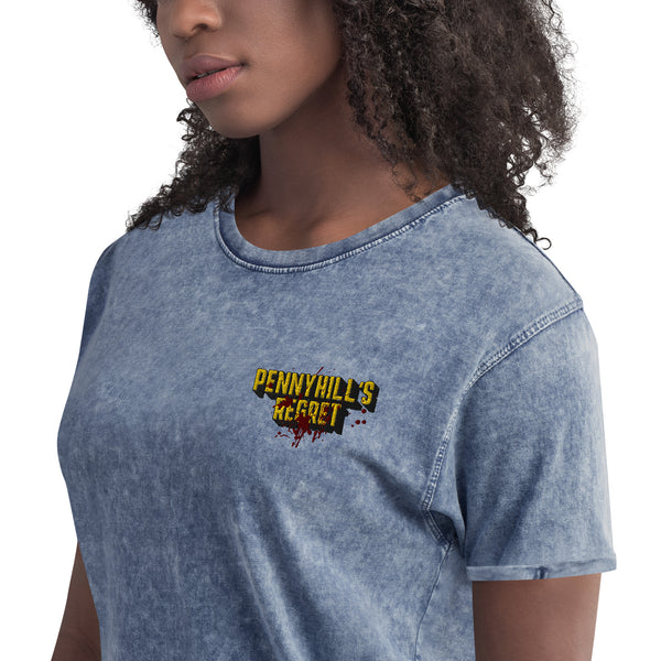 Blood regret Denim T-Shirt - Pennyhill's Regret