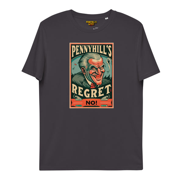 Evil Unisex organic cotton t-shirt - Pennyhill's Regret