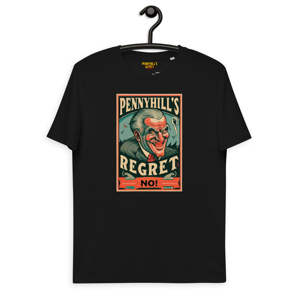 Evil Unisex organic cotton t-shirt - Pennyhill's Regret