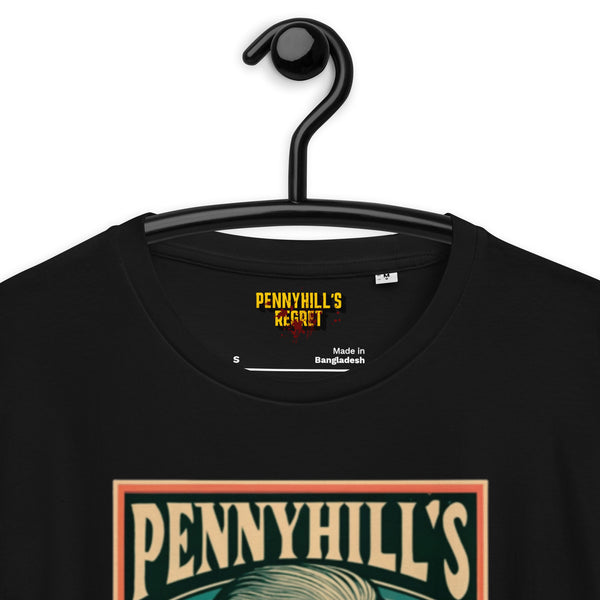 Evil Unisex organic cotton t-shirt - Pennyhill's Regret