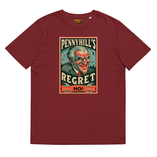 Evil Unisex organic cotton t-shirt - Pennyhill's Regret