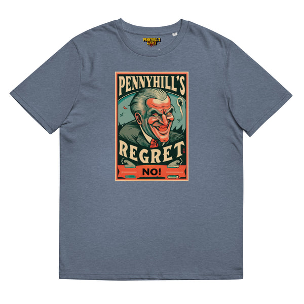 Evil Unisex organic cotton t-shirt - Pennyhill's Regret