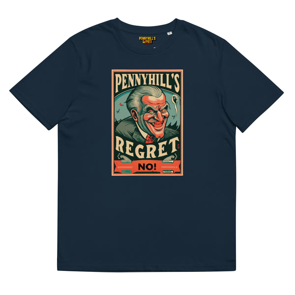 Evil Unisex organic cotton t-shirt - Pennyhill's Regret