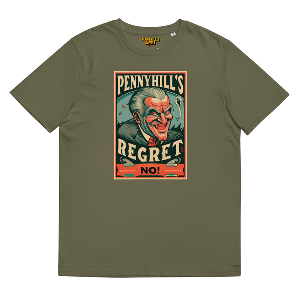 Evil Unisex organic cotton t-shirt - Pennyhill's Regret