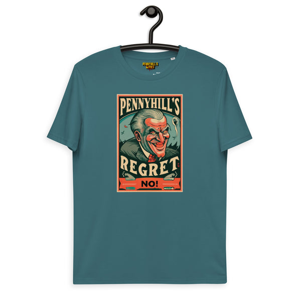 Evil Unisex organic cotton t-shirt - Pennyhill's Regret