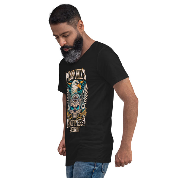 Motor Unisex Short Sleeve V-Neck T-Shirt - Pennyhill's Regret