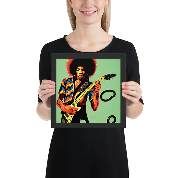 Pennyhill's Regret Original Artwork Jimi 1 Framed Poster - pennyhillsregret
