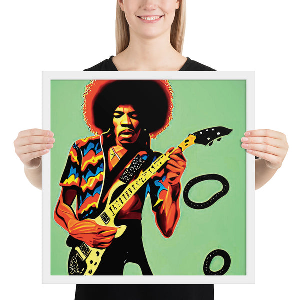 Pennyhill's Regret Original Artwork Jimi 1 Framed Poster - pennyhillsregret