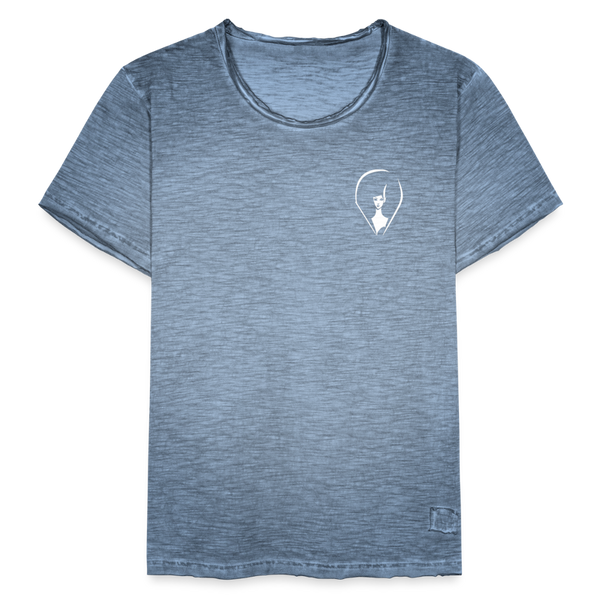 Pennyhills Regret 23 Logo Men’s Vintage T-Shirt - vintage denim