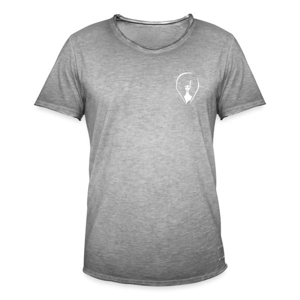 Pennyhills Regret 23 Logo Men’s Vintage T-Shirt - vintage grey