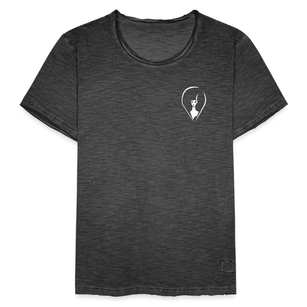 Pennyhills Regret 23 Logo Men’s Vintage T-Shirt - washed black
