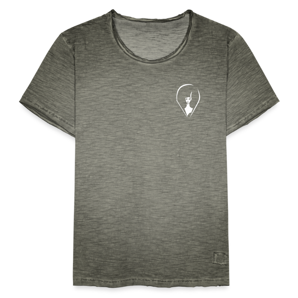 Pennyhills Regret 23 Logo Men’s Vintage T-Shirt - vintage khaki