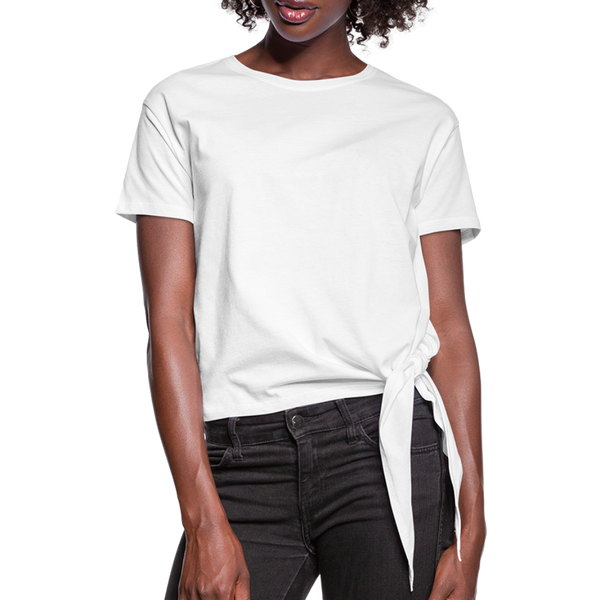 Pennyhill's Regret 23 New Logo Women’s Knotted T-Shirt - white