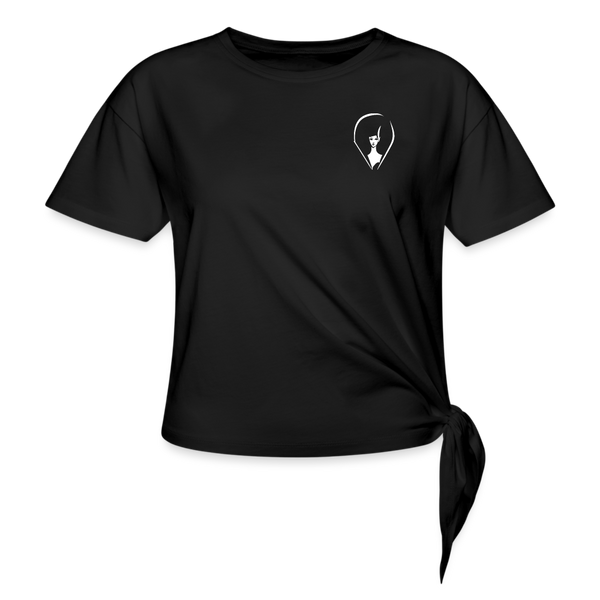 Pennyhill's Regret 23 New Logo Women’s Knotted T-Shirt - black