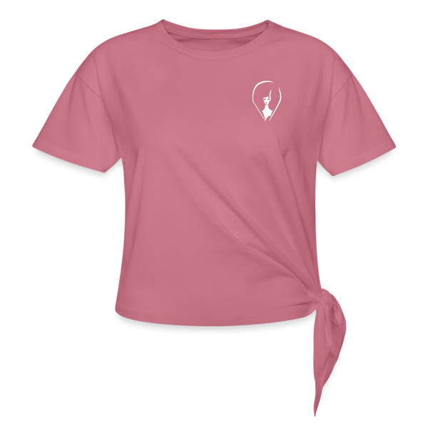 Pennyhill's Regret 23 New Logo Women’s Knotted T-Shirt - mauve