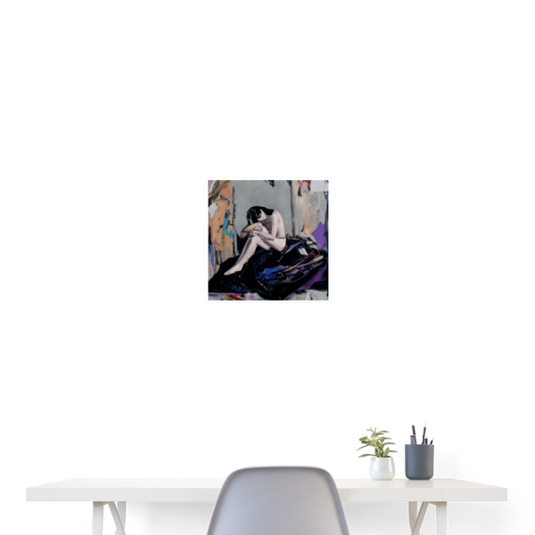Pennyhill's Regret Alone Poster 16" x 16" (40x40 cm) - white