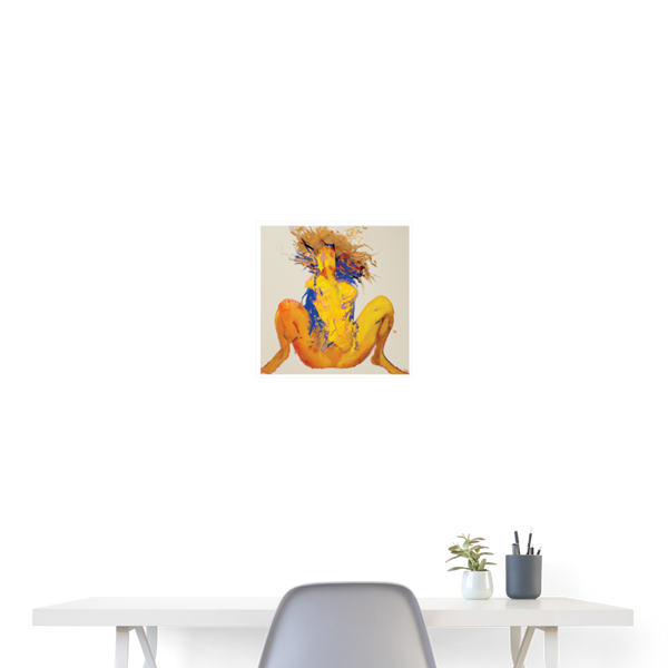 Pennyhill's Regret Melting 1 Poster 16" x 16" (40x40 cm) - white