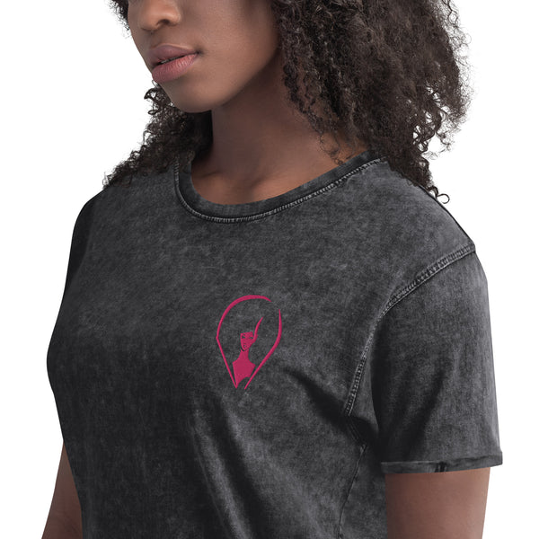 Pennyhill's Regret Logo v2 Denim T-Shirt - Pennyhill's Regret