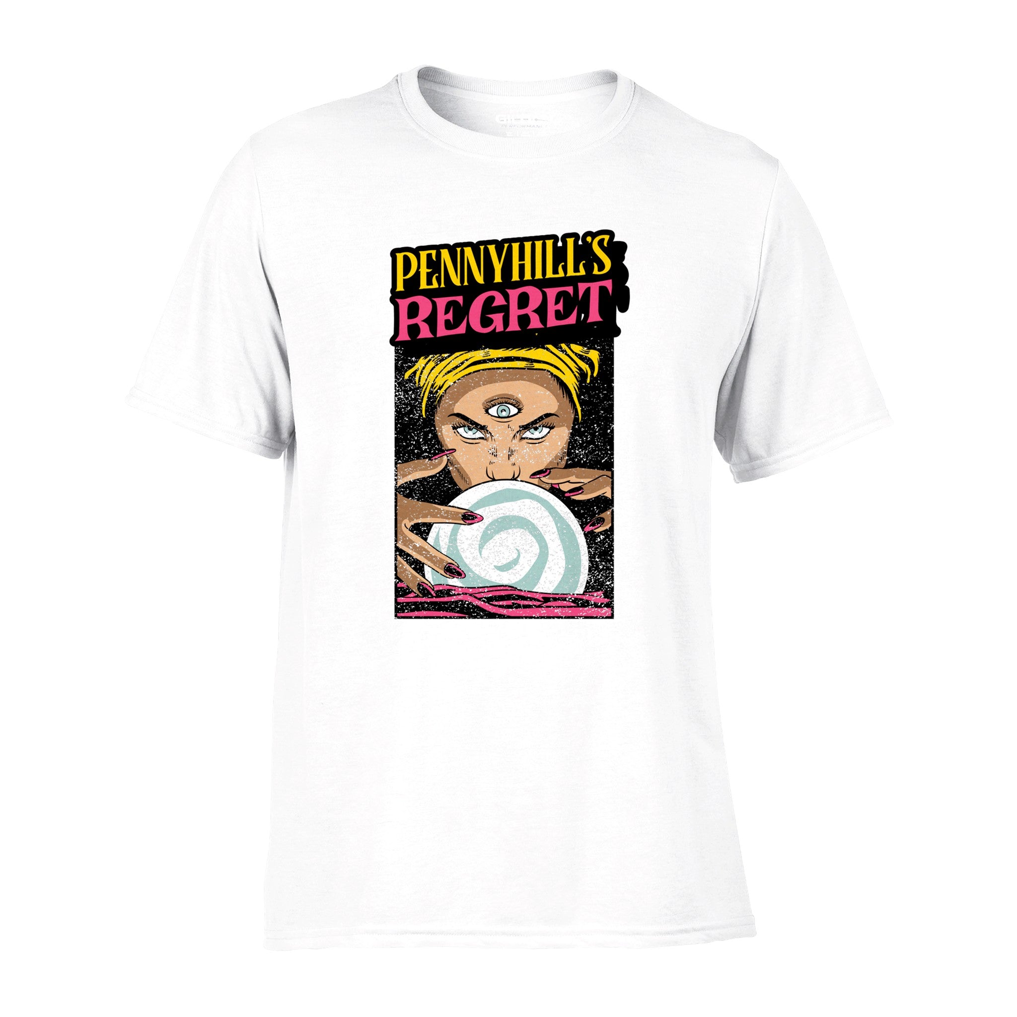 Performance Unisex Crewneck T-shirt Clairvoyant - Pennyhill's Regret