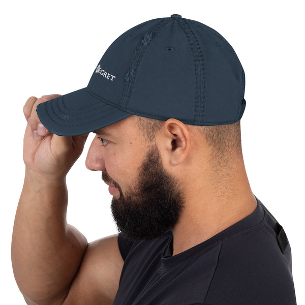 Distressed Dad Hat With Regrets