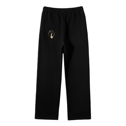 Unisex Solid Color Fleece Straight Leg Pants