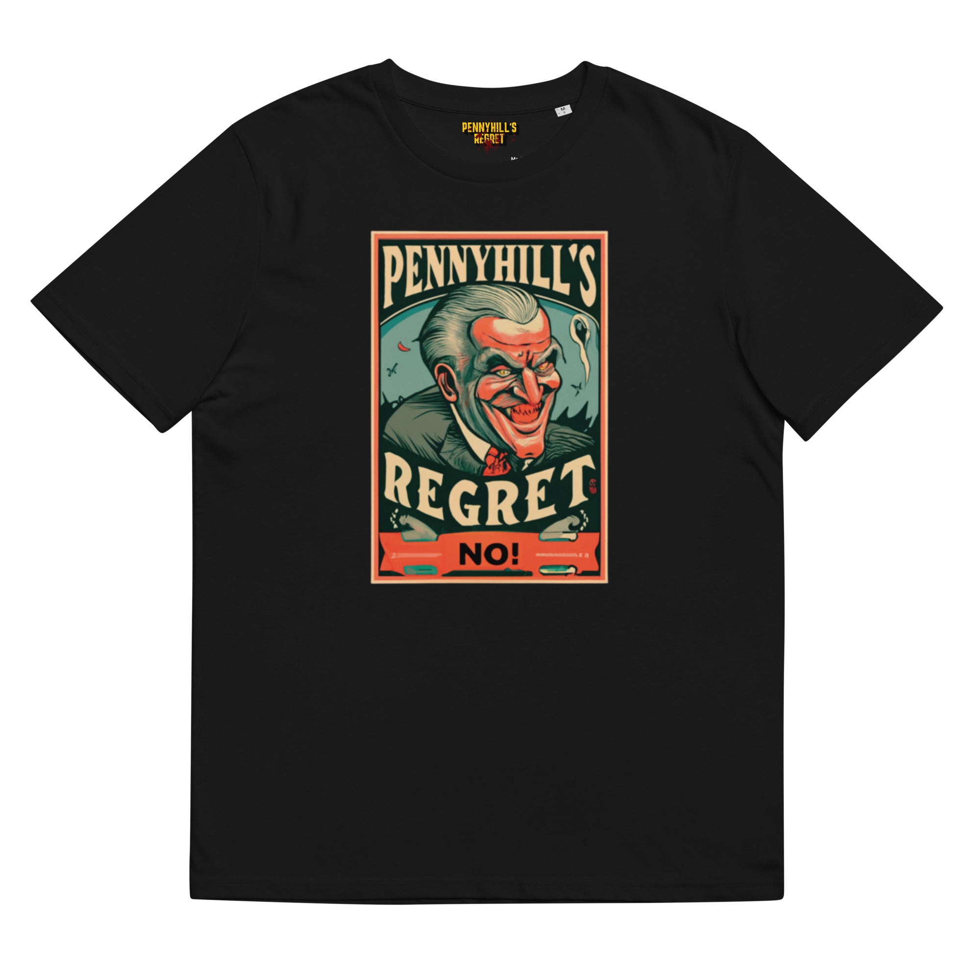 Evil Unisex organic cotton t-shirt - Pennyhill's Regret