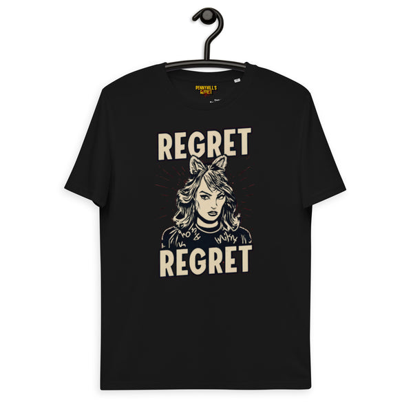 Regret Regret Unisex organic cotton t-shirt - Pennyhill's Regret