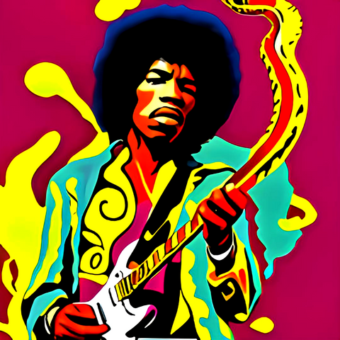 Pennyhill's Regret Original Art Jimi 2 Poster - pennyhillsregret
