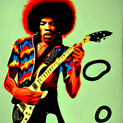 Pennyhill's Regret Original Art Jimi 1 Poster - pennyhillsregret