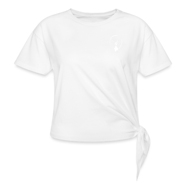 Pennyhill's Regret 23 New Logo Women’s Knotted T-Shirt - white
