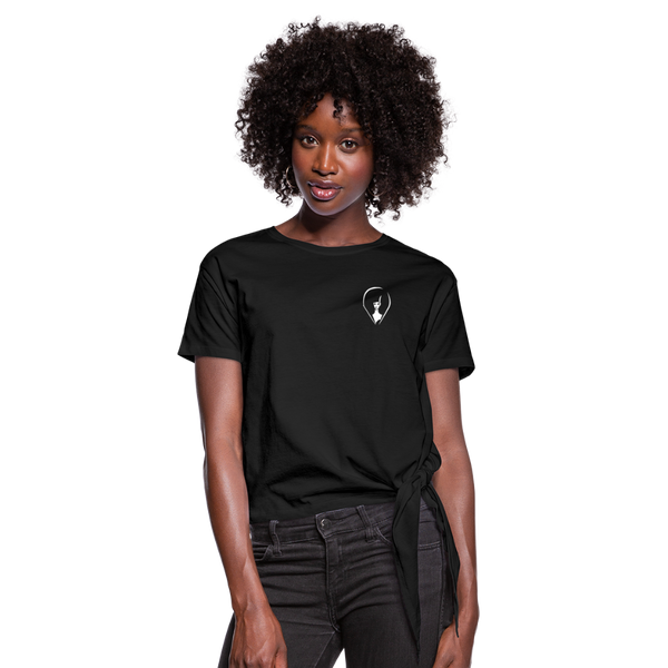 Pennyhill's Regret 23 New Logo Women’s Knotted T-Shirt - black