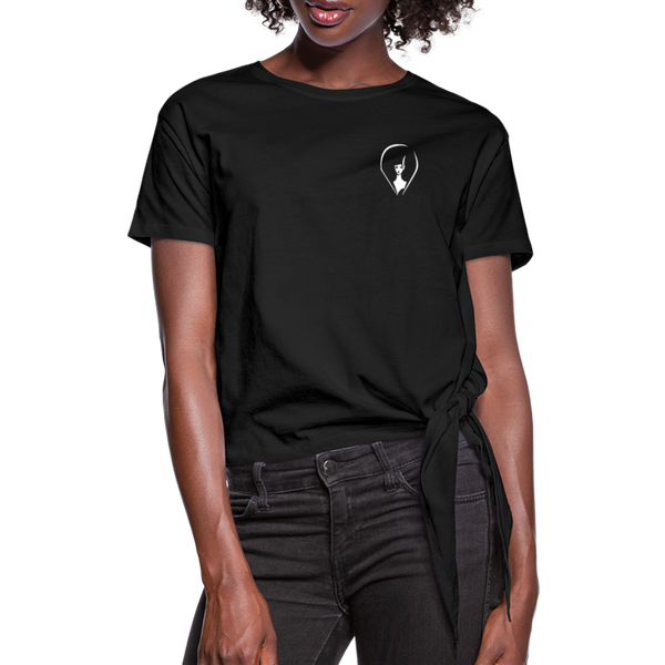 Pennyhill's Regret 23 New Logo Women’s Knotted T-Shirt - black
