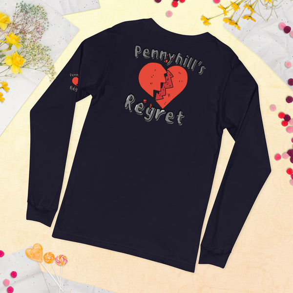 Pennyhill's Regret Heart Unisex Long Sleeve Tee - pennyhillsregret