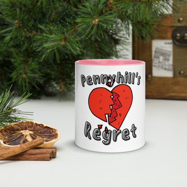 Pennyhill's Regret broken heart Mug with Color Inside - pennyhillsregret